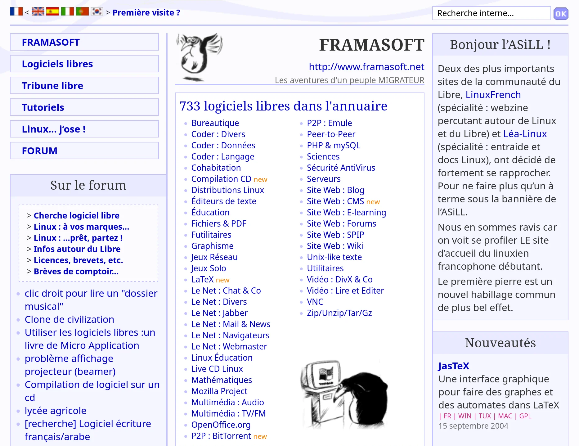 Framasoft en 2004