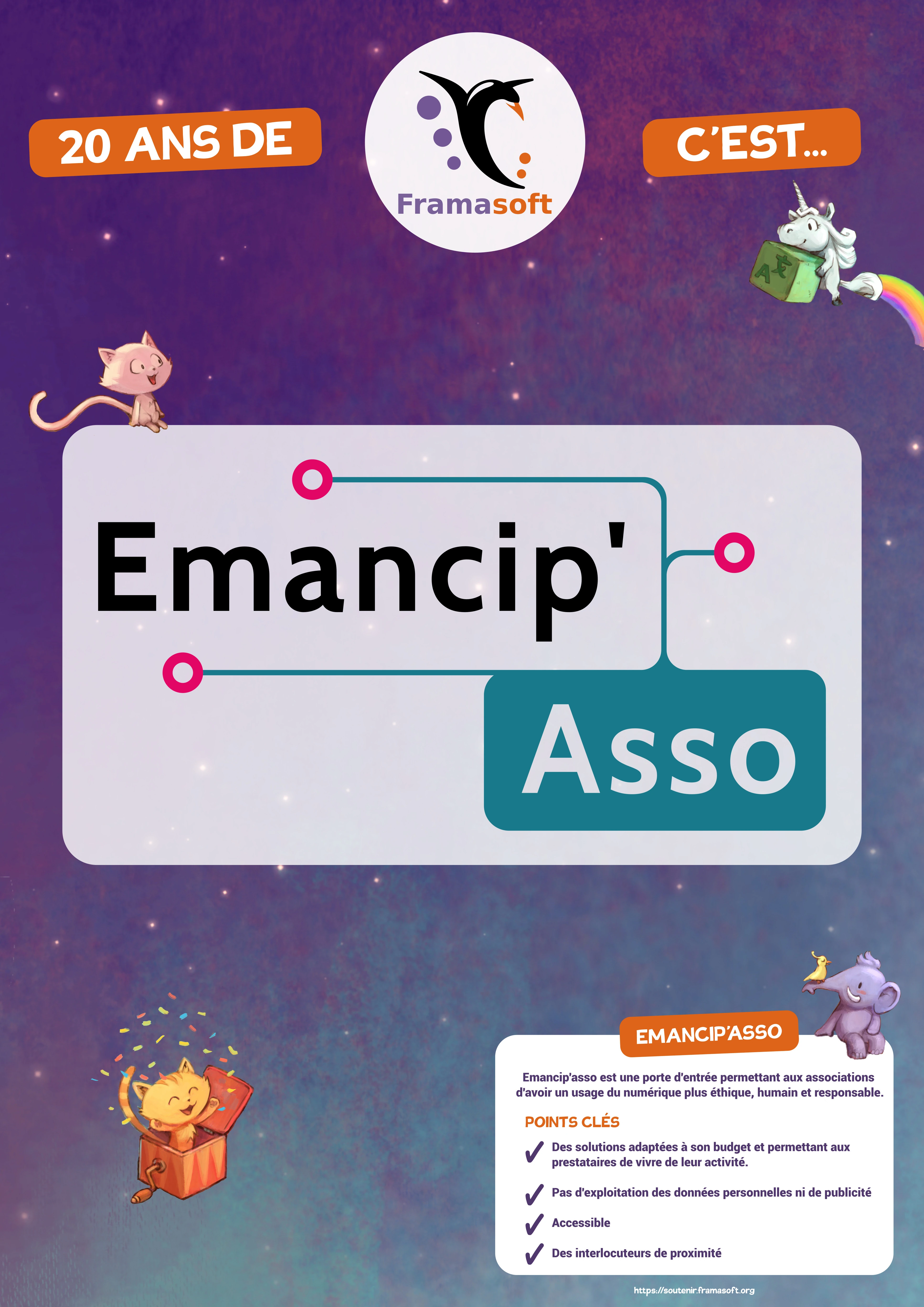 Affiche sur Emancip'Asso