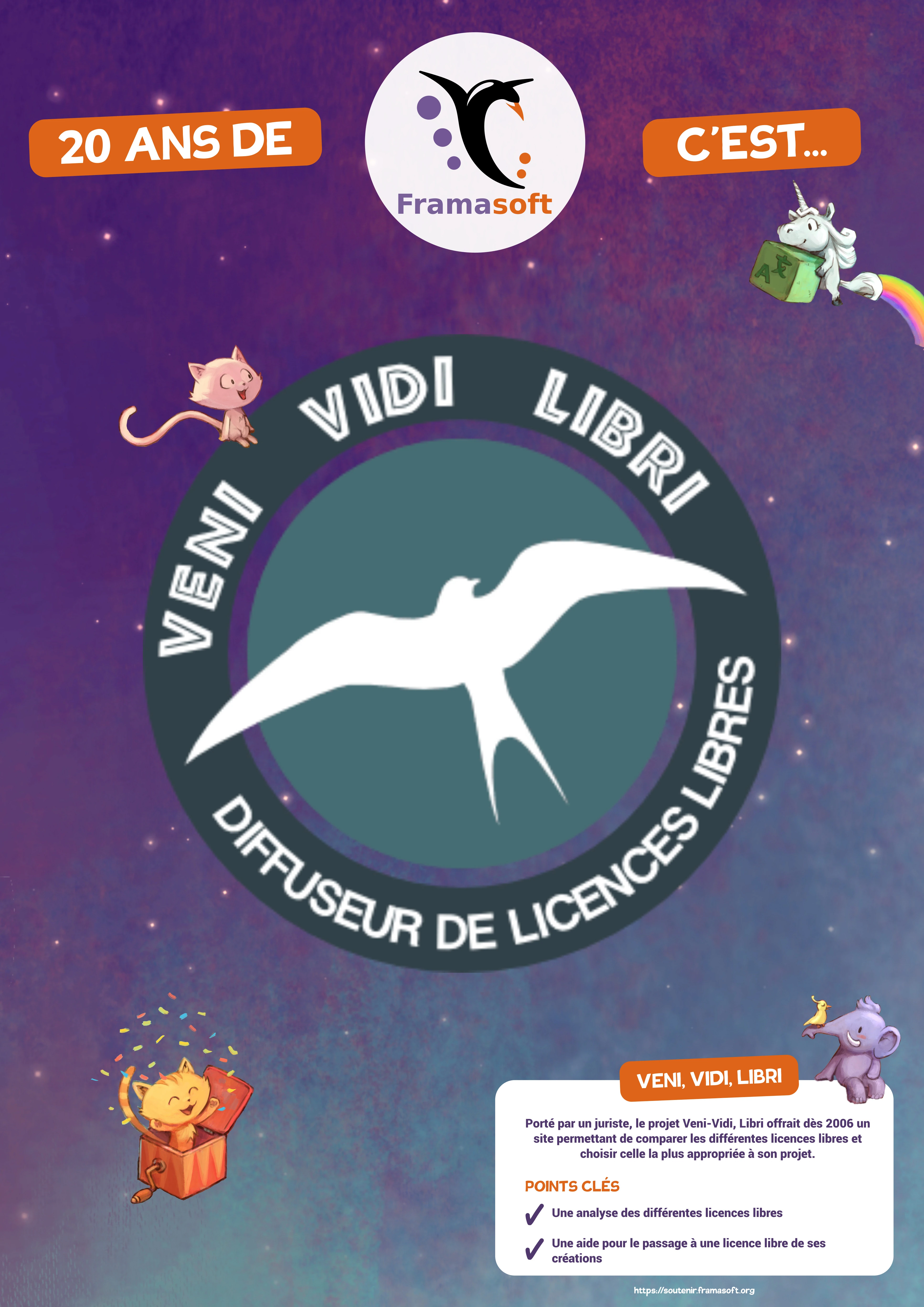 Affiche sur Veni Vidi Libri